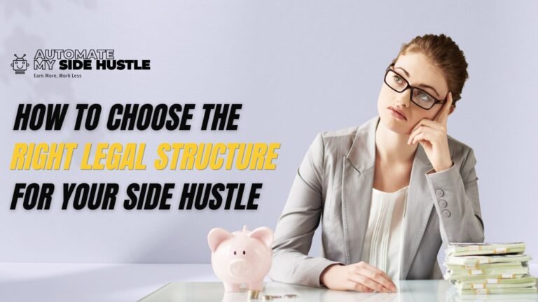 How To Choose the Right Legal Structure for Your Side Hustle